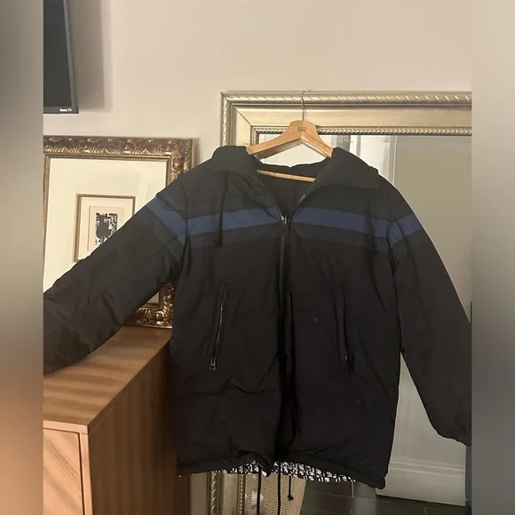 Dior reversible long puffer jacket